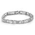 Diamond Rectangle Link Fashion Bracelet