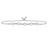 10K White Gold Diamond Infinity Oval Bolo Bracelet 1/4 Cttw - Gold Americas