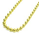 10K Yellow Gold Plain Dog Tag Chain 4MM