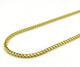 14K Yellow Gold Solid Franco Chain Bracelet 1mm 8" 1.52 Gram