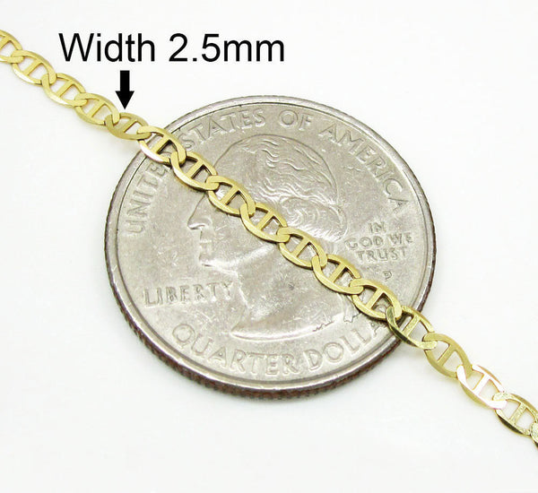 Gold Flat Mariner Chain