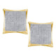 10K Yellow Gold Round Diamond Square Kite Cluster Screwback Earrings 2.00 Cttw