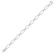 14K White Gold Diamond Link Bracelet 2-3/8 Cttw