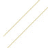 925 Sterling Silver 1.5mm Yellow Gold Plated Rope Chain Size- 8" - Gold Americas