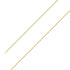 925 Sterling Silver 1.5mm Yellow Gold Plated Rope Chain Size- 7" - Gold Americas