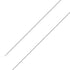 925 Sterling 1.5mm Silver Rhodium Plated Rope Chain Size- 8" - Gold Americas