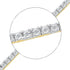 10K Yellow Gold Diamond Miracle Fashion Bracelet 1/4 Cttw
