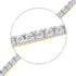 10K Yellow Gold Diamond Miracle Fashion Bracelet 1/4 Cttw