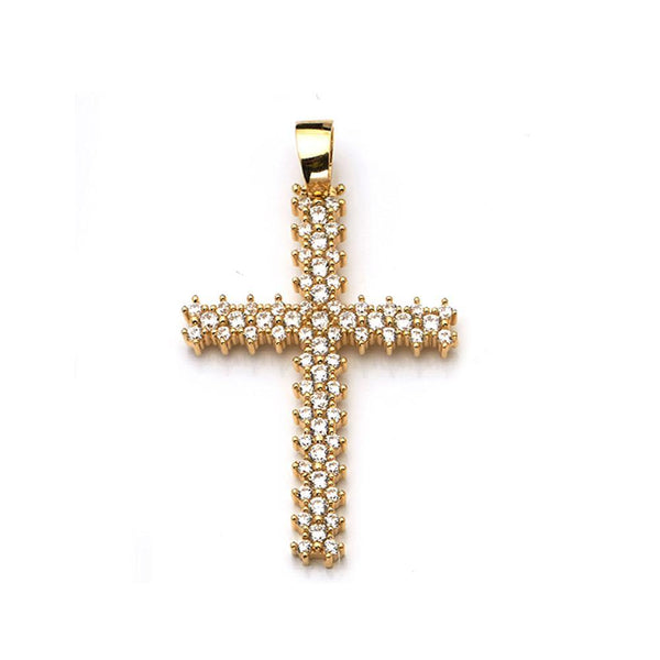 10K Yellow Gold 12.10 Grams Cross Pendant - Jawa Jewelers