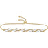 10K Yellow Gold Diamond Bolo Bracelet 1/3 Cttw