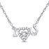 Diamond I Love U Heart Pendant