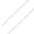 925 Sterling 11mm Silver Diamond Cut Classic Figaro Chain Size- 7" - Gold Americas