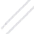925 Sterling 11mm Silver Diamond Cut Mariner Chain Size- 7" - Gold Americas