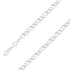 925 Sterling Silver Finish 11mm Diamond Cut Classic Cuban Chain Size- 7" - Gold Americas