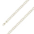 925 Sterling Silver 11mm E-Coated Diamond Cut Cuban Chain Size- 9" - Gold Americas
