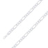 925 Sterling 11mm Silver Classic Figaro Chain Size- 8" - Gold Americas