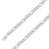 925 Sterling 11mm Silver Rhodium Plated Figaro Chain Size- 9" - Gold Americas