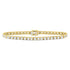 10K Yellow Gold Diamond Tennis Bracelet 7.00 Cttw