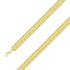 925 Sterling Silver 14mm Gold Plated Herring Bone Chain Size- 8" - Gold Americas