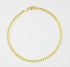 10K Yellow Gold Hollow Cuban Chain Bracelet 3.5MM 8" 2.72 Gram - Gold Americas