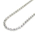 10K White Gold Solid Diamond Cut Moon Chain 2MM 26" 8.60 Gram - Gold Americas