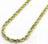 10K Yellow Gold Solid Rope Chain 2MM