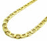 10K Yellow Gold Flat Mariner Chain 7.5MM