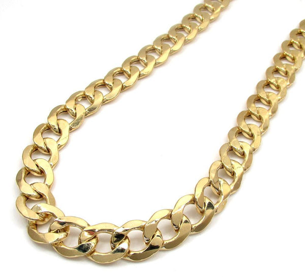 10K Yellow Gold Cuban Chain 11MM