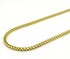 14K Yellow Gold Solid Franco Chain Bracelet 1mm 7" 1.33 Gram - Gold Americas