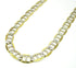 10K Yellow Gold Pave Mariner Chain 9MM