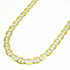 10K Yellow Gold Hollow Pave Mariner Chain Bracelet 4MM 8" 2.80 Gram - Gold Americas