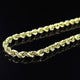 10K Yellow Gold Diamond Cut 2mm Rope Chain