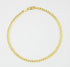10K Yellow Gold Hollow Cuban Chain Bracelet 3MM 9" 2.43 Gram - Gold Americas