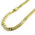 10K Yellow Gold Hollow Miami Cuban Chain 6MM