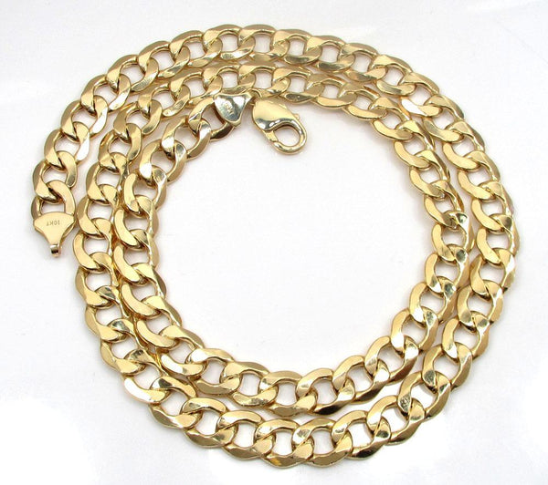 10K Yellow Gold Cuban Chain 13MM