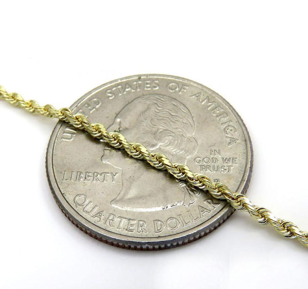 Gold Solid Rope Chain