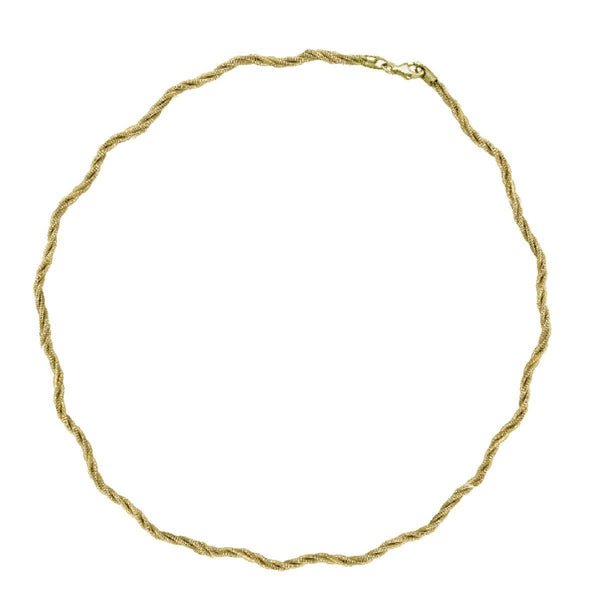 925 Sterling Silver 6gms Gold Plated Spring Omega Bracelet  7" Unisex - Gold Americas
