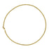 925 Sterling Silver 5.9gms Gold Plated Spring Omega Bracelet  7" Unisex - Gold Americas