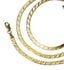 10K Yellow Gold Diamond Cut Herringbone Chain 6MM - Gold Americas