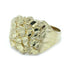 Stylish 10K Yellow Gold Nugget Ring