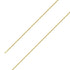 925 Sterling Silver 2mm Yellow Gold Plated Rope Chain Size- 7" - Gold Americas