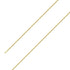 925 Sterling Silver 2mm Yellow Gold Plated Rope Chain Size- 8" - Gold Americas