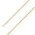 925 Sterling Silver 3.5mm Yellow Gold Plated Rope Chain Size- 9" - Gold Americas