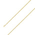 925 Sterling Silver 3mm Rhodium Plated Moon Cut Chain Size- 10" - Gold Americas