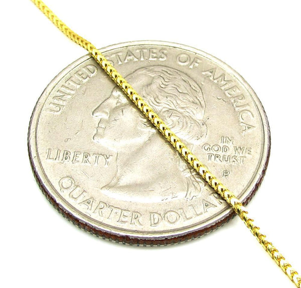 14K Yellow Gold Diamond Cut Franco Chain 2.8MM