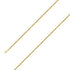 925 Sterling Silver 3mm Yellow Gold Plated Rope Chain Size- 7" - Gold Americas