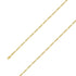 14k Yellow Gold Plated 3mm Silver Figaro Chain Size- 9" - Gold Americas