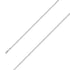 925 Sterling 3mm Silver Rhodium Plated Cuban Chain Size- 7" - Gold Americas