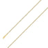 14k Yellow Gold Plated 3mm Silver Pave Figaro Chain Size- 7" - Gold Americas