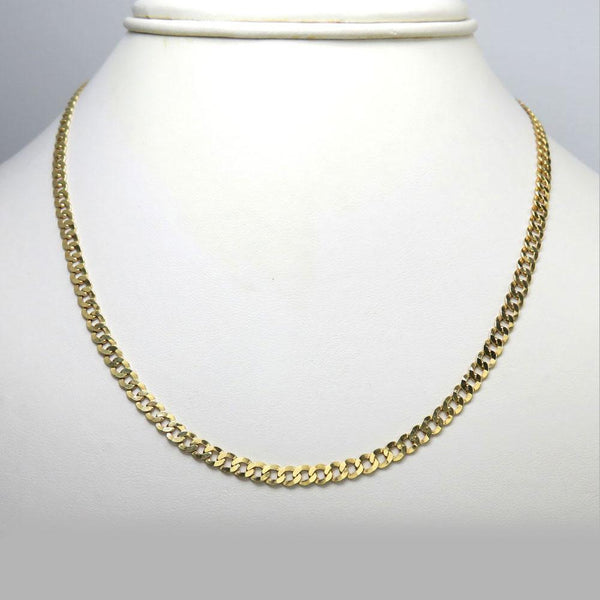 10K Yellow Gold Hollow Miami Cuban Chain 6MM